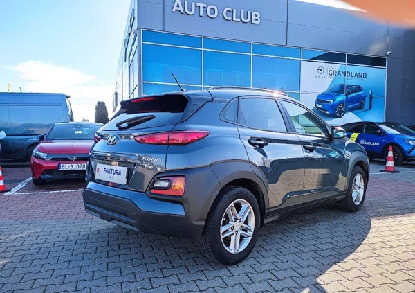 Hyundai Kona cena 70000 przebieg: 50065, rok produkcji 2020 z Łódź małe 407